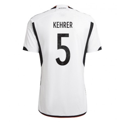 Echipament fotbal Germania Thilo Kehrer #5 Tricou Acasa Mondial 2022 maneca scurta